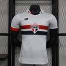 Camisa São Paulo Home 24/25 - Jogador Masculina - Branco
