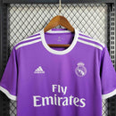 Camisa Real Madrid 17/18 Roxa - Versão Retro