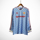 Camisa Manchester United Reserva 90/92 - Versão Retro Manga Longa