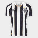 Camisa Santos II 24/25 - Torcedor Masculina - Preto e Branco