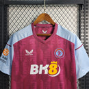 Camisa Aston Villa Home 23/24 Castore Torcedor Masculina - Lançamento