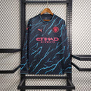 Camisa Manchester City III Manga Longa 23/24 - Versão Torcedor