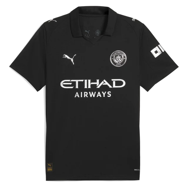 Camisa Manchester City II 25/26 - Torcedor Puma Masculina - Preta
