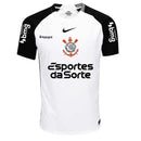 Camisa Corinthians I 25/26 - Torcedor Masculina - Branca + Patrocínios