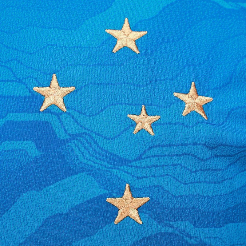 Camisa Cruzeiro III 25/26 - Azul e Dourado