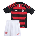 Conjunto Infantil Flamengo I 25/26 – Vermelho e Preto