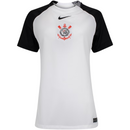 Camisa Corinthians Feminina I 25/26 - Torcedor - Branca e Preto