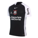 Camisa Corinthians II 25/26 - Jogador Masculina - Preta + Patrocínios