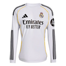 Camisa Real Madrid I Manga Longa 25/26 Torcedor Adidas - Branca