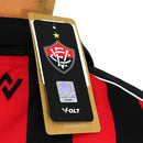 Camisa Vitoria Feminino 25/26 - Preta e Vermelha